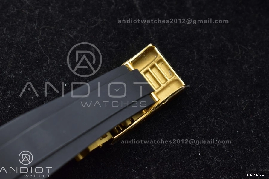 807 Oysterflex SH4131 Daytona 1:1 YG (Weighted) V6 QF on 126518 Black Best Edition Strap Sophisticated Dial 1223